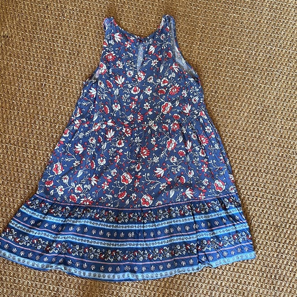 Blue flowered old navy dress - Picture 3 of 3